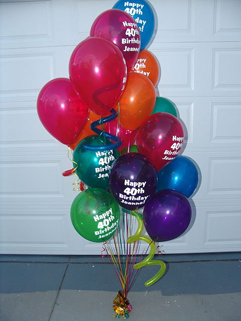 40th birthday balloons 2