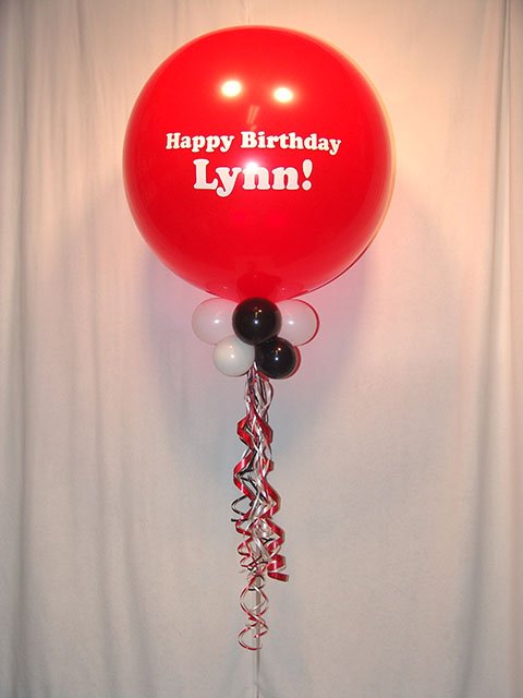 custom printed birthday balloons